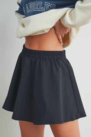 ELASTIC WAIST SKATER SKIRTS