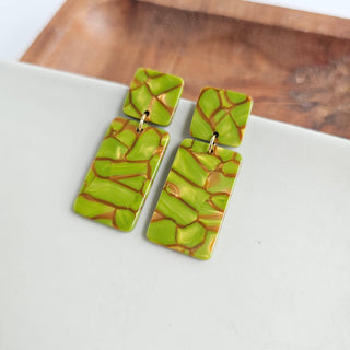 ARMY GREEN EARRINGS