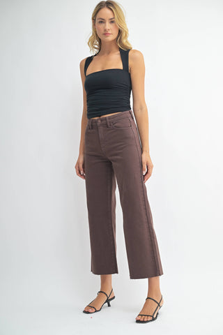 ESPRESSO WIDE LEG JEANS