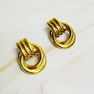 Golden Knocker Earrings