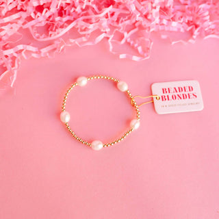 Pearl Poppi Bracelet in Gold