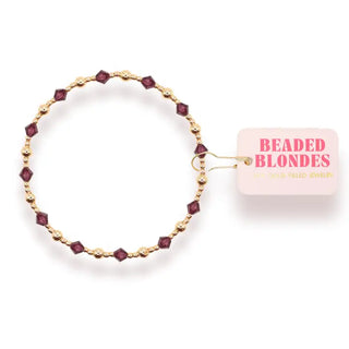 JUNE BRACELET- PLUM