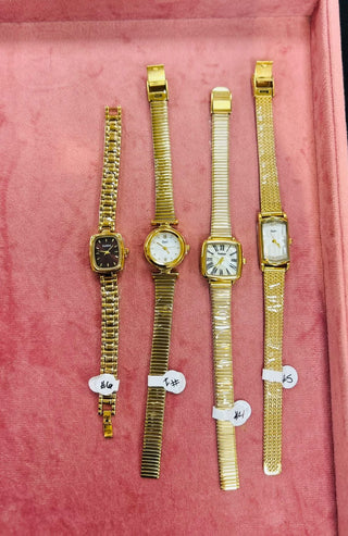 18K GOLD PLATED STAINLESS STEEL WATCHES